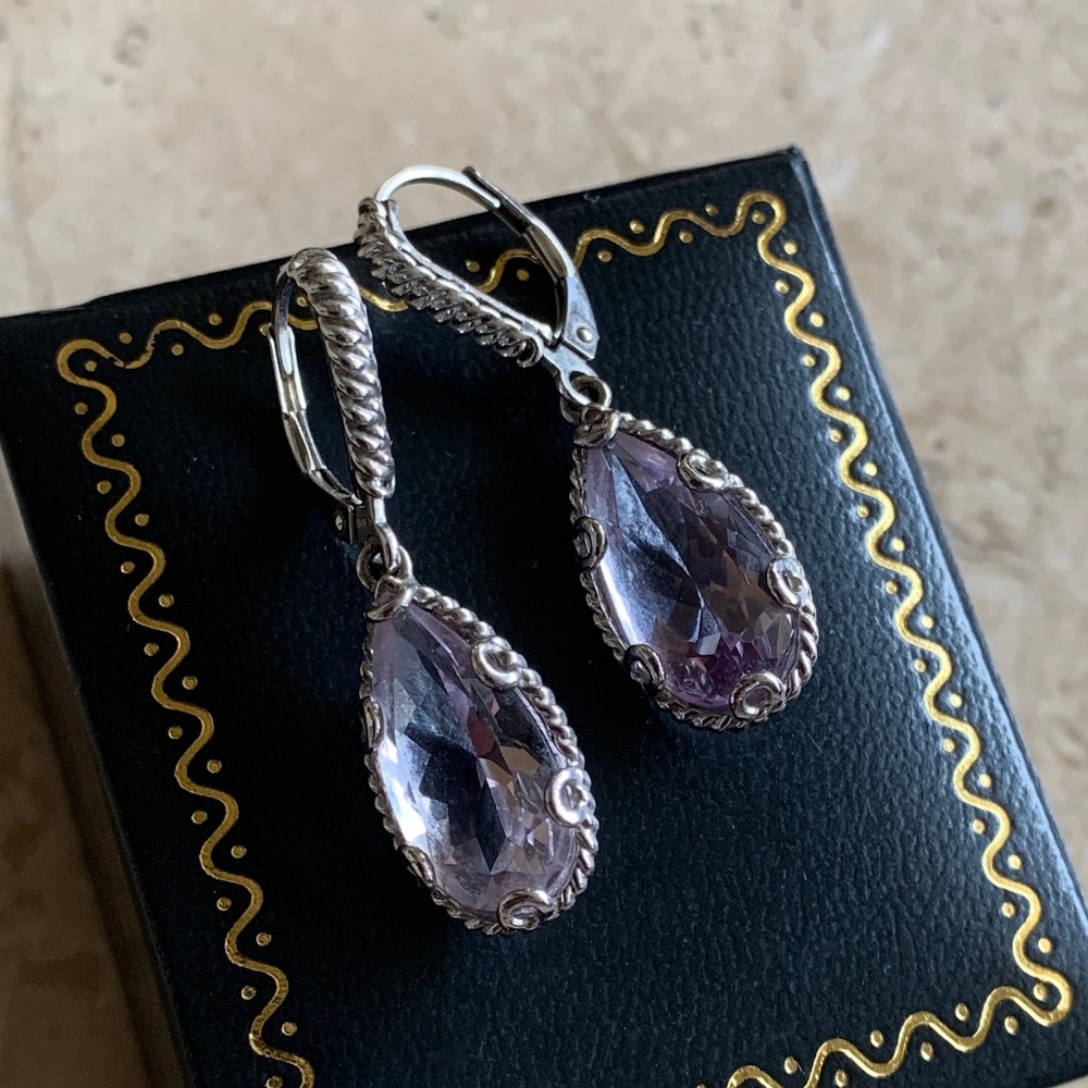 Anthony Nack Pink Amethyst and Sterling Silver